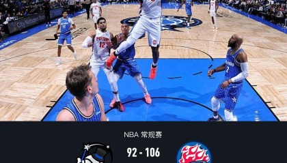 jrs直播-活塞106-92战胜魔术，坎宁安29+7+11，哈里斯23+7，班凯罗24+11